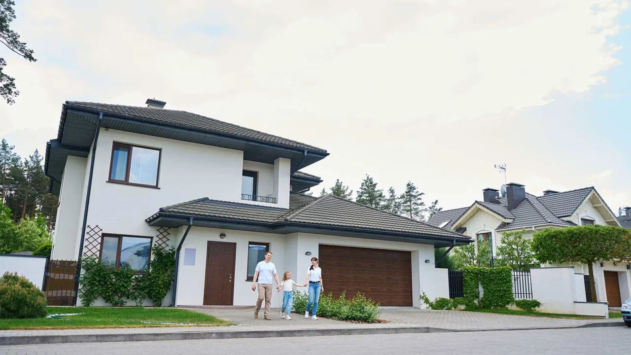 Fachada de viviendas